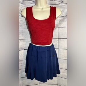 Sobrisah Navy Tennis and Golf Skort